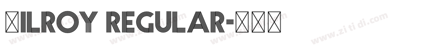 Ｇilroy regular字体转换